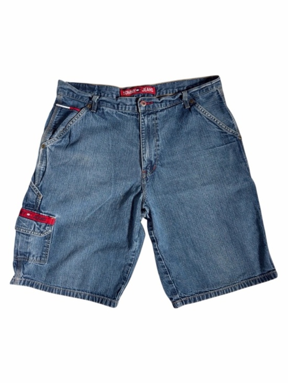 Tommy Hilfiger Cargo Baggy Denim Shorts